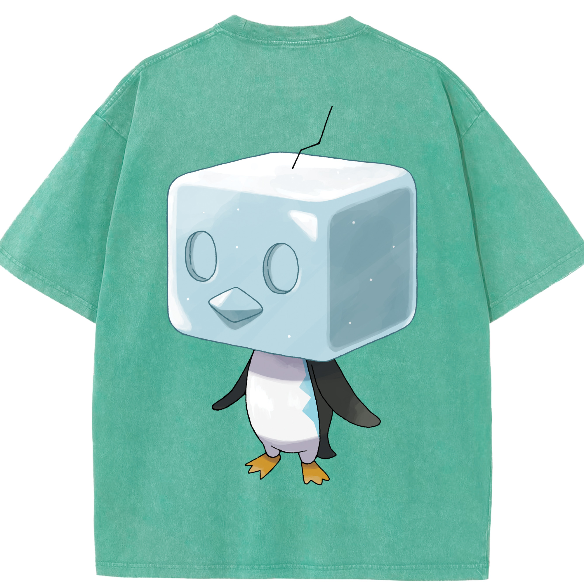 （画像用） ポケットモンスター Pokémon 綿100% ヴィンテージ風 半袖Tシャツ（背面プリント）